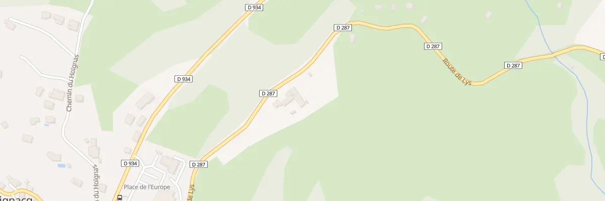 Plan de Rte de Lys à Sévignacq-Meyracq