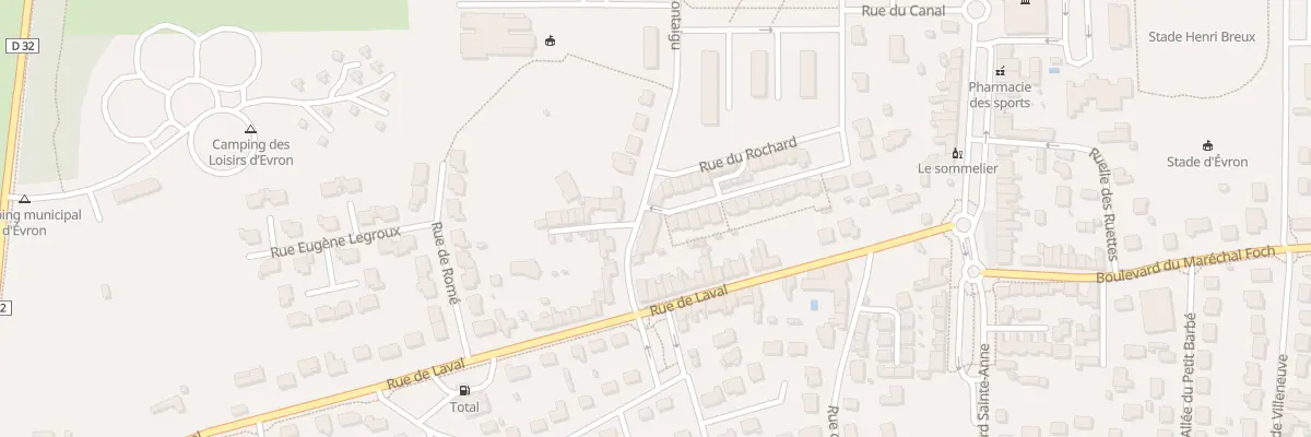 Plan du 43 Rue du Montaigu à Évron