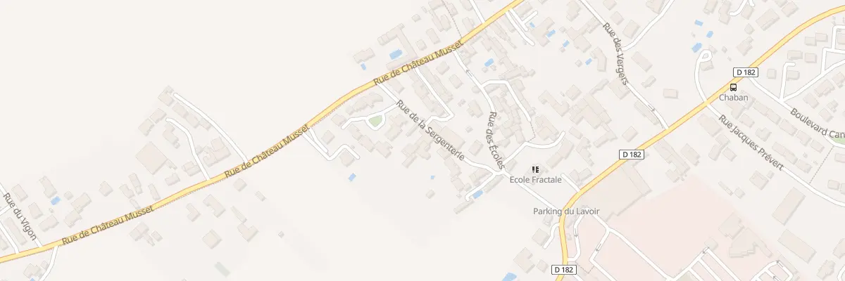 Plan du 21 Rue de la Sergenterie à Chauray