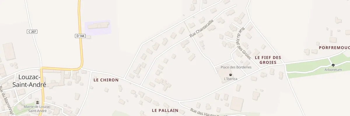 Plan du 23 Rue Chantecaille à Louzac-Saint-André