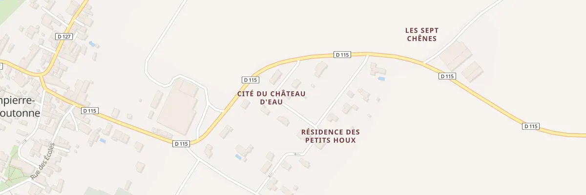 Plan du 7 Rue des Erables Rouges à Dampierre-sur-Boutonne