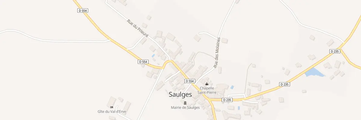 Plan du 3 Rue des Deux Églises à Saulges