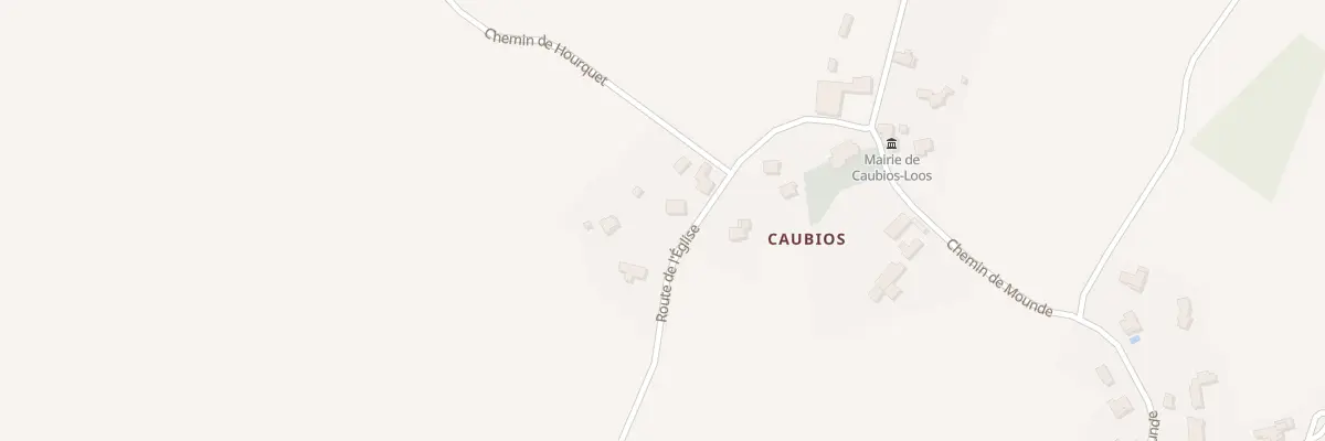 Plan du 305 Rte de l’Eglise à Caubios-Loos