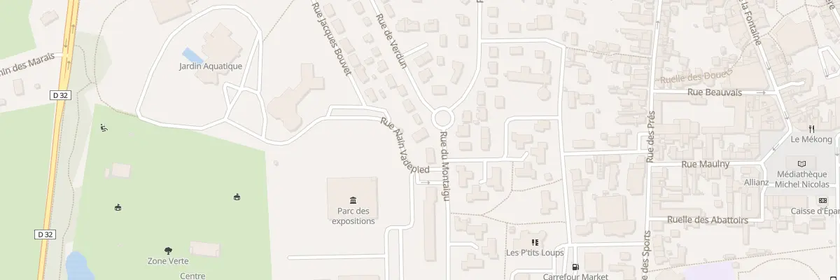 Plan du 14 Rue du Montaigu à Évron