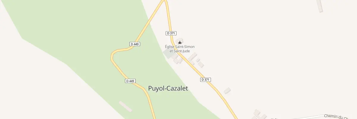 Plan du 17 Bourt à Puyol-Cazalet
