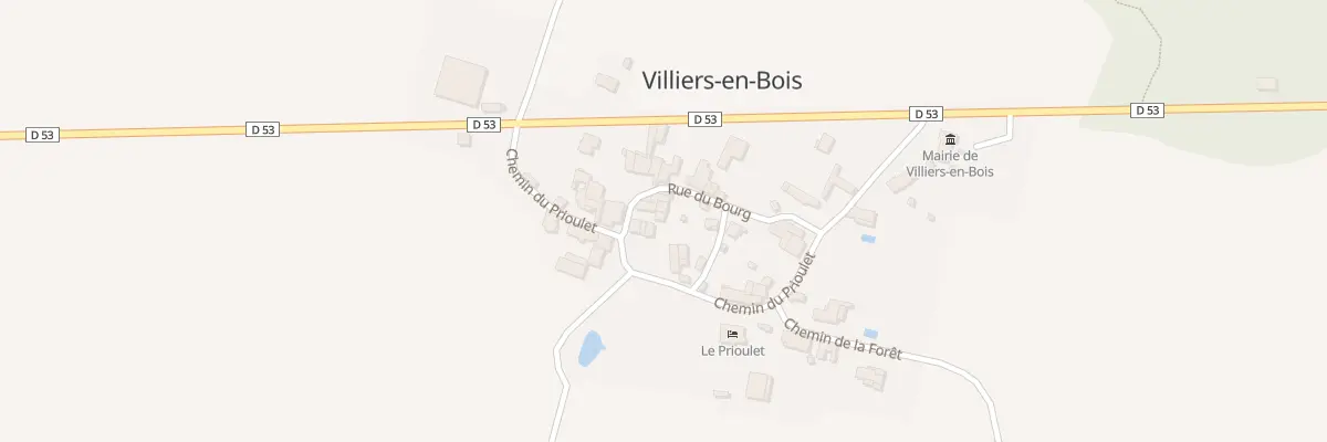 Plan du 5101 Le Bourg à Villiers-en-Bois
