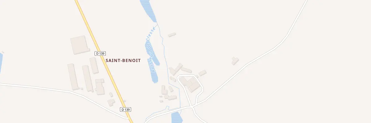 Plan du 7 Saint Benoist à Clessé