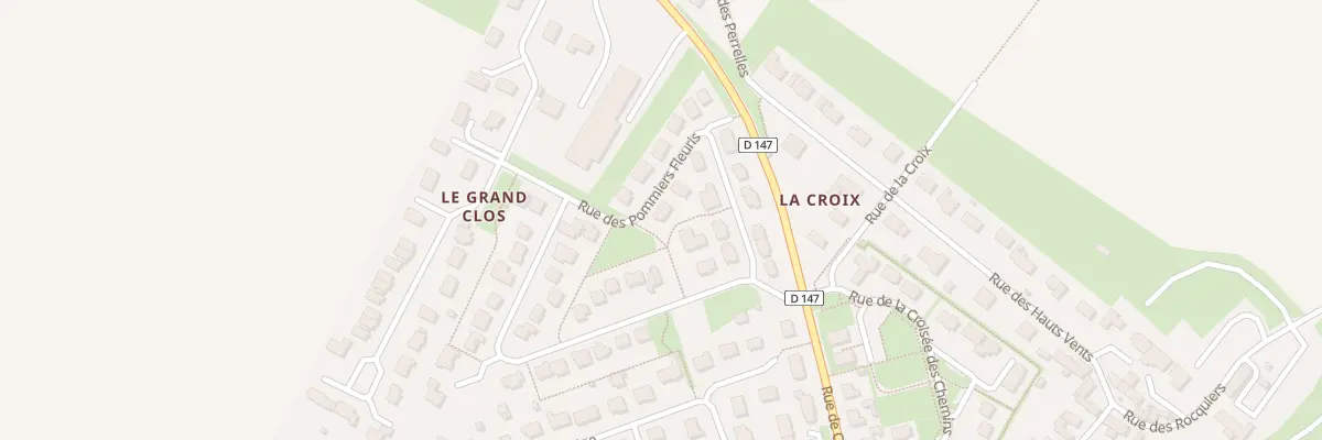Plan du 13 Rue des Pommiers Fleuris à Feuguerolles-Bully