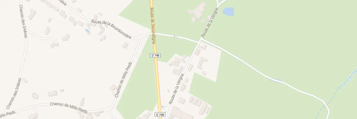 Plan du 3 Rte de la Vergne à Cours