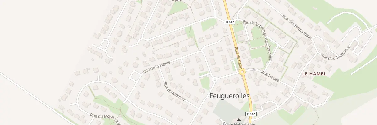 Plan du 17 Rue de la Plaine à Feuguerolles-Bully