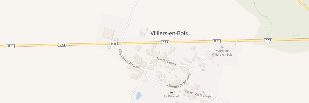 Plan du 140 Rue du Bourg à Villiers-en-Bois