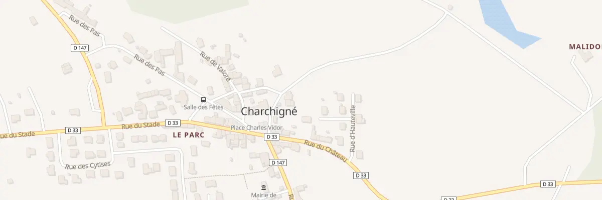 Plan du 4 Rue la Fresnaye à Charchigné