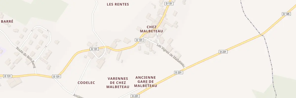 Plan du 6 Rle de Malbéteau à Burie