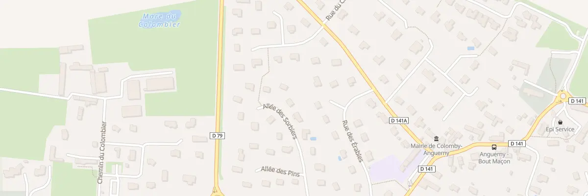 Plan du 8 All des Sorbiers à Colomby-Anguerny