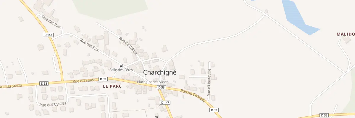Plan du 6 Rue la Fresnaye à Charchigné