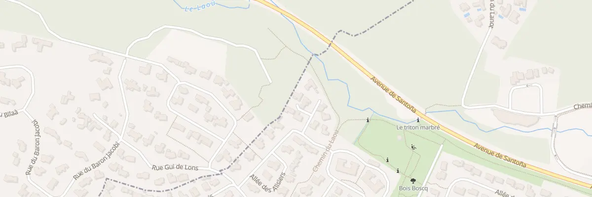 Plan du 3 Imp des Saules à Lons