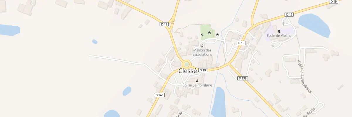 Plan du 3 Rte de Moncoutant à Clessé