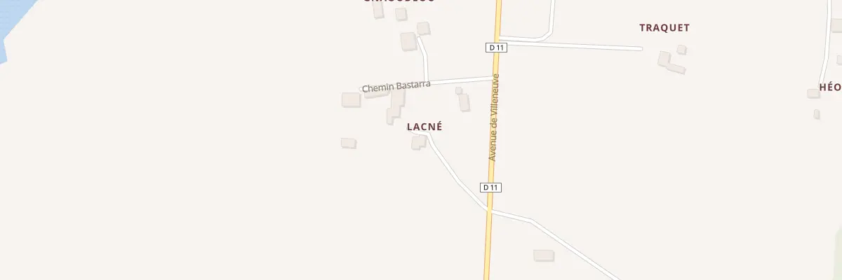 Plan du 2837 Av de Villeneuve à Grenade-sur-l’Adour