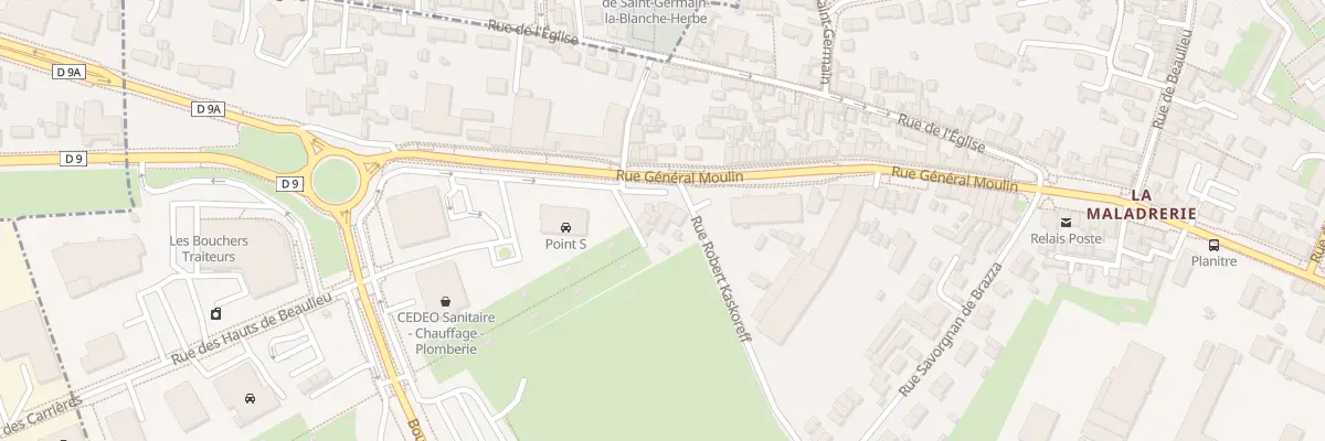 Plan du 233 Rue Maréchal Gallieni à Caen