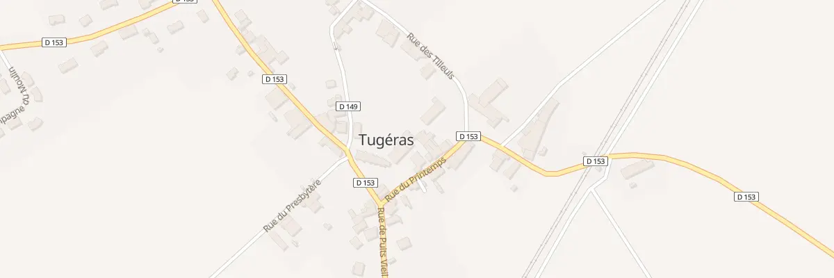 Plan du 5 Rue du Printemps à Tugéras-Saint-Maurice