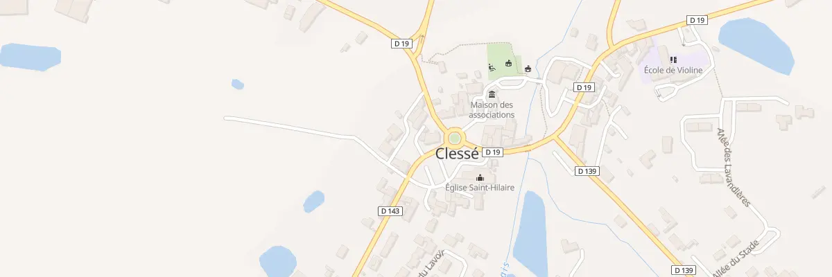 Plan du 3B Rte de Moncoutant à Clessé