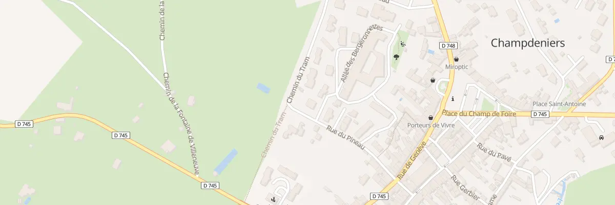 Plan du 5781 Rue Pineau à Champdeniers