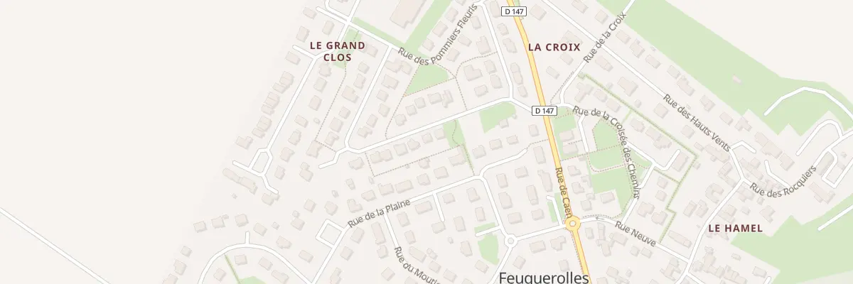Plan du 11 Rue des Acacias Sauvages à Feuguerolles-Bully
