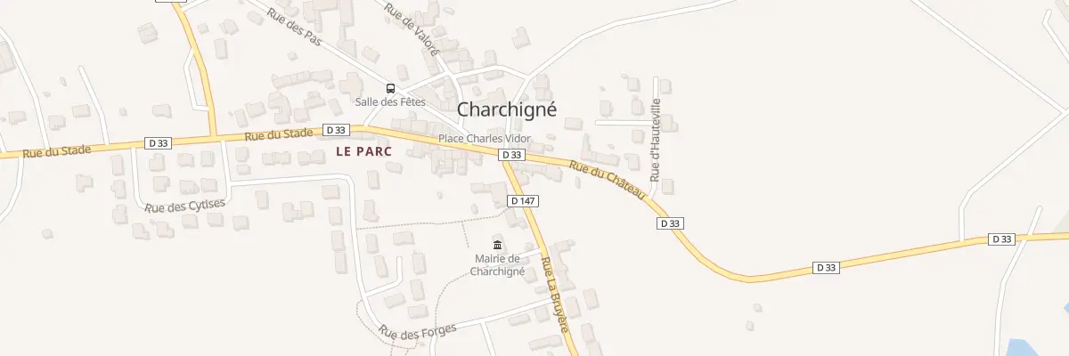 Plan du 4 Rue du Chateau à Charchigné