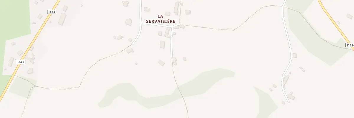 Plan du 33 Rte de la Gervaisière à Athis-Val de Rouvre