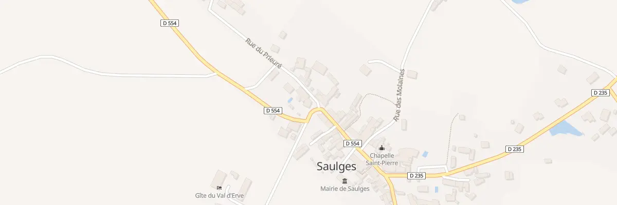 Plan du 2 Rue du Plessis à Saulges
