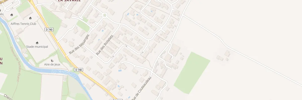 Plan du 280 Rue des Pinsons à Aiffres