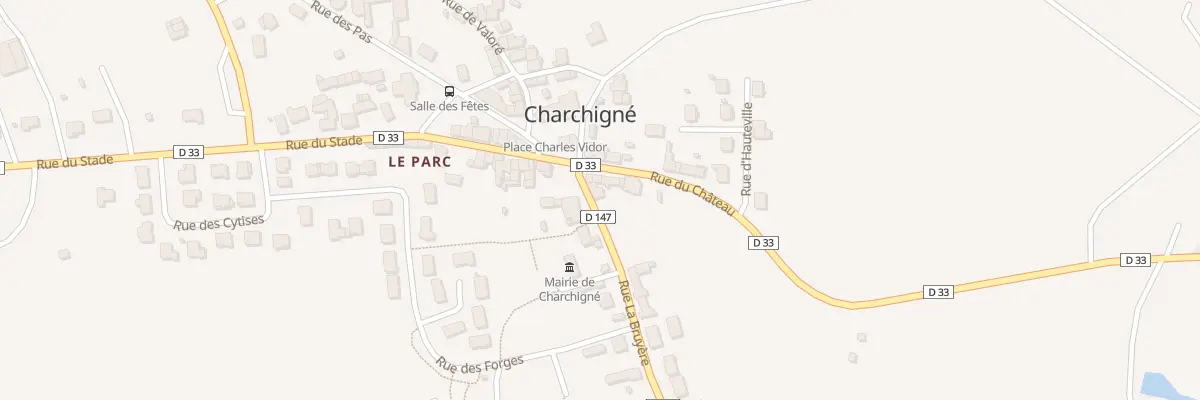 Plan du 1 Rue de la Bruyere à Charchigné
