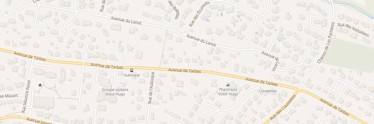 Plan du 89 Av de Tarbes à Lescar