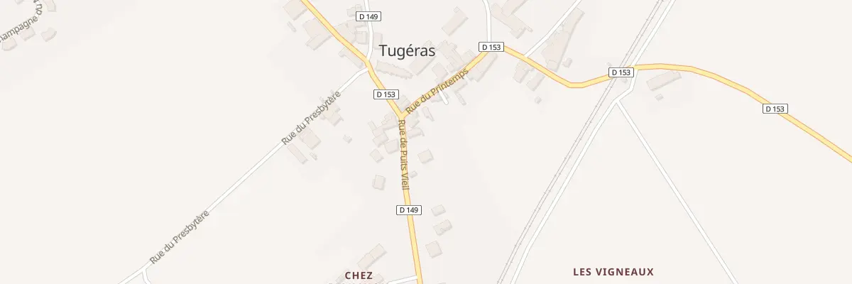 Plan du 3 Rue du Puits Vieil à Tugéras-Saint-Maurice