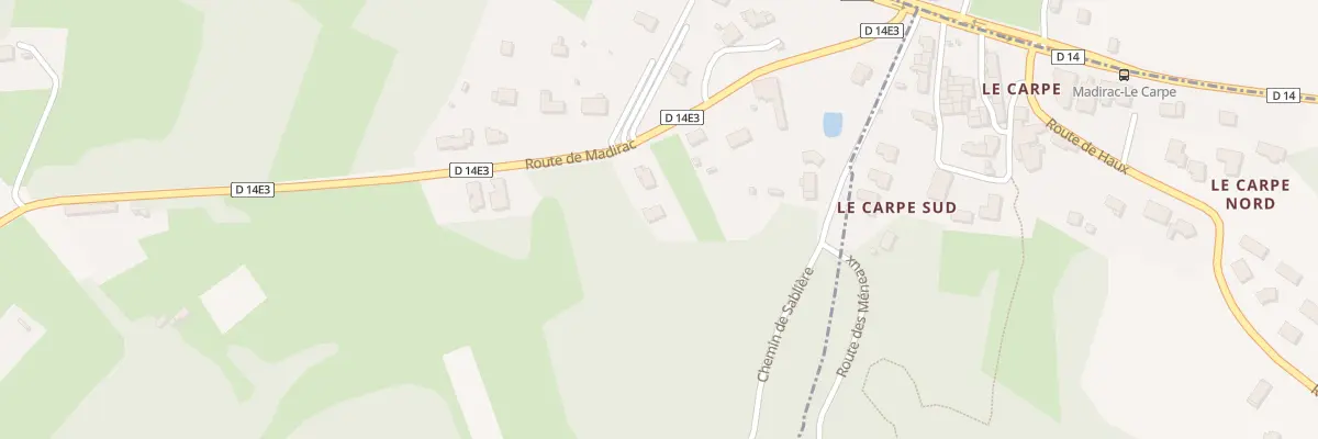 Plan du 77 Rte de Madirac à Saint-Caprais-de-Bordeaux