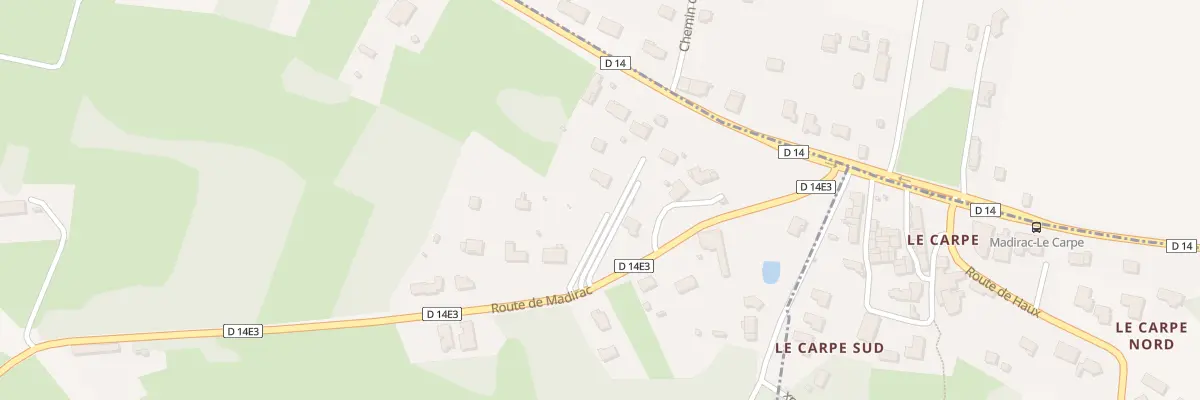 Plan du 292 Le Carpe à Saint-Caprais-de-Bordeaux