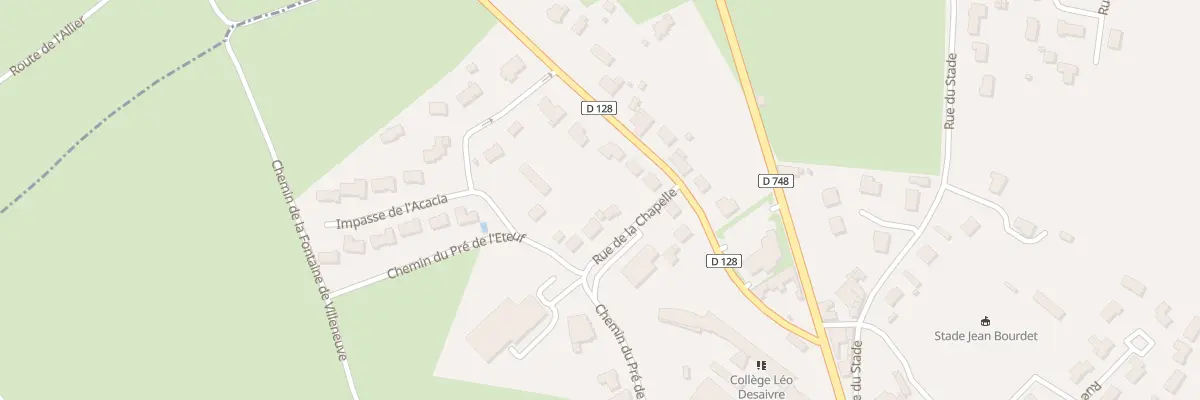 Plan du 2 Rue de la Chapelle à Champdeniers
