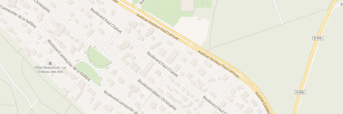 Plan du 2 Rue Auguste Bruneau à Bagnoles de l’Orne Normandie