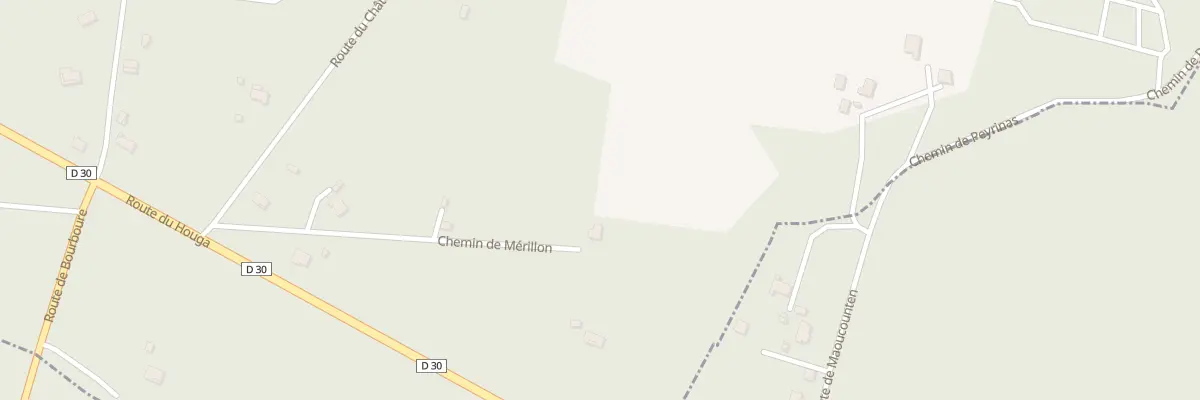 Plan du 198 Che de Mérillon à Laglorieuse