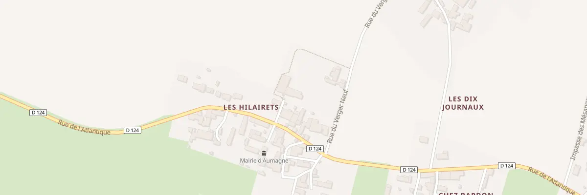 Plan du 2 Imp des Glycines à Aumagne