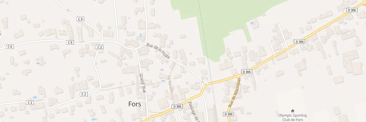 Plan du 23 Rue de la Poste à Fors