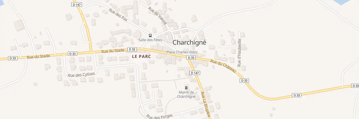 Plan du 3 Rue du Stade à Charchigné