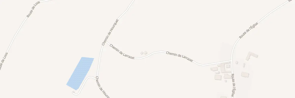 Plan du 320 Che Larrazet à Caubios-Loos