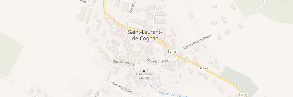 Plan du 3 Rue de l’Église à Saint-Laurent-de-Cognac