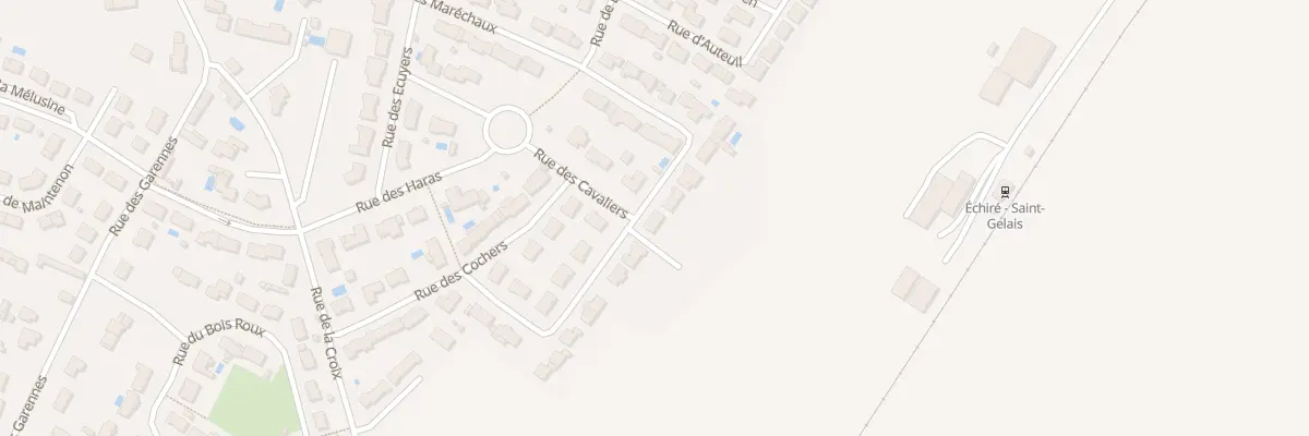Plan du 200 Rue des Maréchaux à Échiré