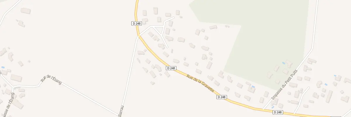 Plan du 23 Rue de la Gravette à Cubnezais