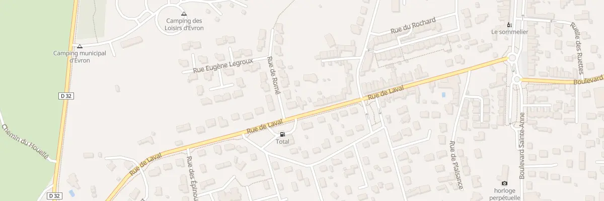Plan du 64 Rue de Laval Evron à Évron