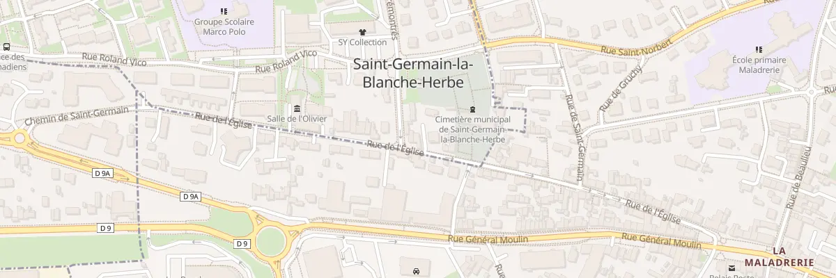 Plan du 100 Rue de l’Église à Saint-Germain-la-Blanche-Herbe