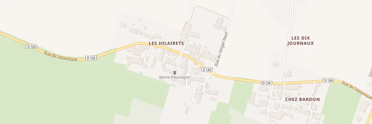 Plan du 1 Pl de la Mairie à Aumagne