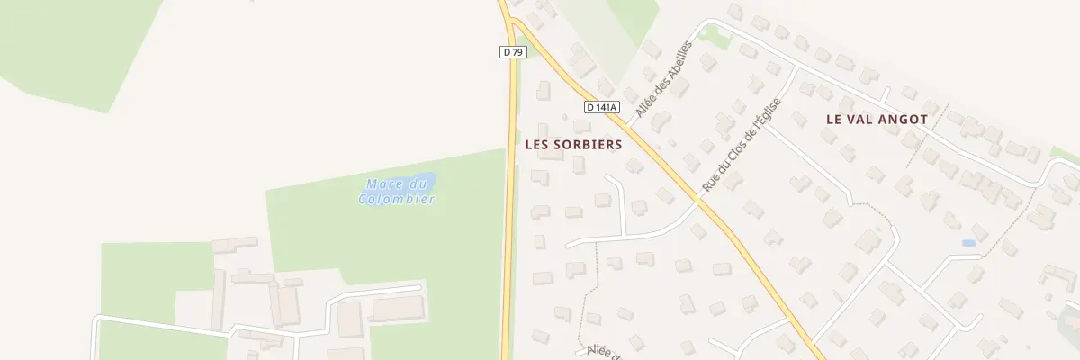 Plan du 5037A Rte de Courseulles à Colomby-Anguerny